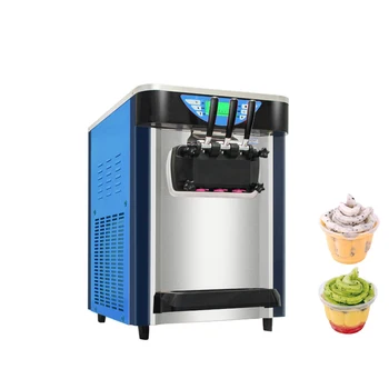 Настольная Портативная Машина для приготовления мороженого 220V Small Mini Home Sundae Machine