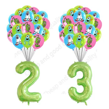 Украшение вечеринки My Singing Monsters Воздушный шар с Мультяшным номером Тема Дня Рождения Каваи Аниме Милые принадлежности Мероприятие Дети Подарки для детей