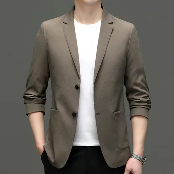 Z253-2023 Мужской костюм весенний новый деловой профессиональный мужской пиджак повседневная корейская версия костюма