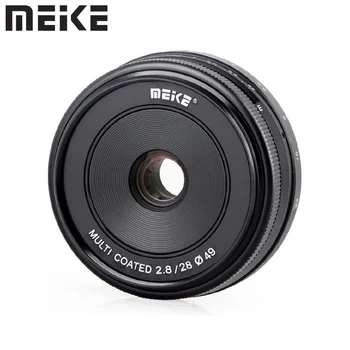 Объектив Meike 28mm F2.8 APS-C с ручной фиксацией для Olympus Panasonic M4/3 Mount OM-1 E-M5 III E-M1X E-M10 III E-PL9 E-PL8 E-PL7 G95 G90