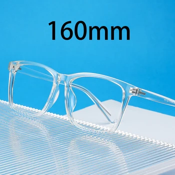 Rockjoy 160 мм Негабаритная прозрачная оправа для очков для мужчин и женщин TR90 Большие очки для близоруких, мужские очки по рецепту врача