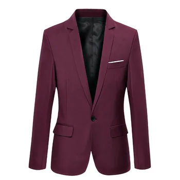 7006-Мужской осенний новый свободный костюм небольшого размера, корейская версия трендовой куртки для отдыха в британском стиле west jacket