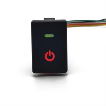 Автомобильный кнопочный выключатель питания лампы с соединительным проводом для Isuzu D-MAX