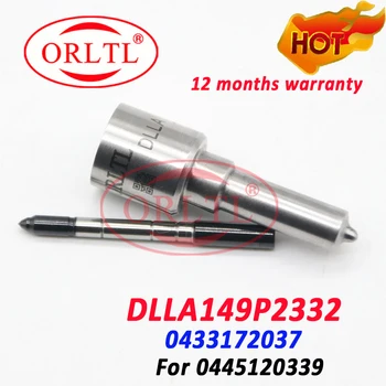 ORLTL DLLA149P2332 0433172037 Форсунка дизельной топливораспределительной рампы DLLA 149P2332 оригинальная форсунка топливной форсунки P2332 для 0445120339