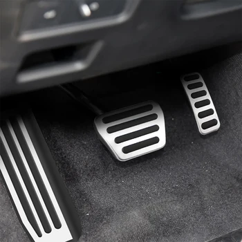 Для Range Rover Sport Discovery 2017-2023 Нескользящая подставка для ног из нержавеющей стали, аксессуары для мертвой крышки педали