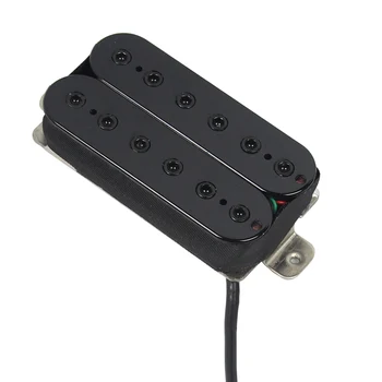 Звукосниматель для электрогитары FLEER Alnico 5 Humbucker Neck Черный 7K с 4 проводами