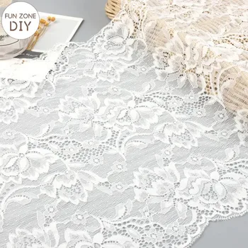 FZdiy 31 см Белая кружевная ткань, тесьма, украшение, Подарочная упаковочная лента, принадлежности для шитья своими руками, Осенняя тарелка, кружевной свадебный декор