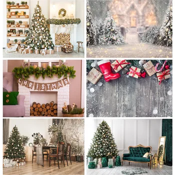 Рождественский тематический фон для фотосъемки, снеговик, рождественская елка, детские портретные фоны для реквизита фотостудии 21922 ZLDT-26