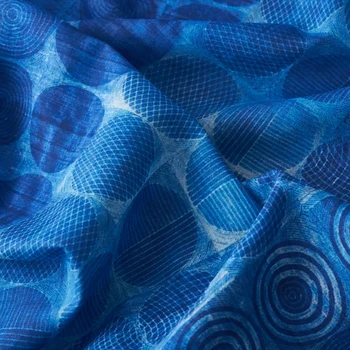 Хлопчатобумажные и льняные ткани Новая весенне-летняя цельная ткань для одежды в стиле ретро tissus circle tissu