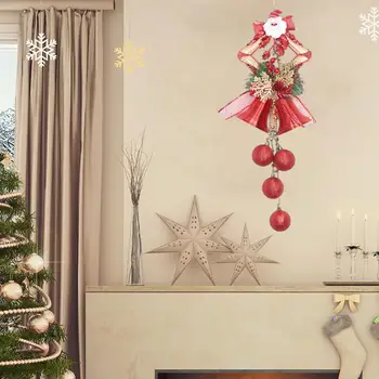Подвеска в виде Рождественского колокольчика, легкое изысканное портативное подвесное украшение размером 20x55 см для двора, стен кабинета, окна спальни