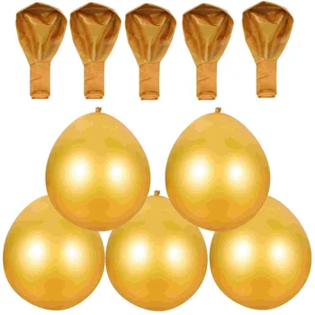 Металлические воздушные шары 10шт 24-дюймовые латексные праздничные воздушные шары Круглые гелиевые шары Хромированные воздушные шары Свадебные Обручальные