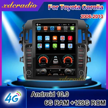 Xdradio 10,4-ДЮЙМОВЫЙ экран в стиле Tesla Android 10.0 для Toyota Corolla E140 E150, автомобильное радио, DVD, мультимедийный плеер, GPS-навигация