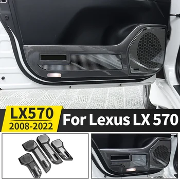 Защитный Чехол Динамика Двери Автомобиля Для Lexus LX570 LX450 2008-2022 2021 2020 2019 2018 2017 LX 570 Обновленные Аксессуары Для Интерьера
