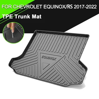 Коврик для крышки заднего багажника автомобиля Chevrolet Equinox/RS 2017-2022 TPE Водонепроницаемые нескользящие резиновые Аксессуары для грузовых лайнеров