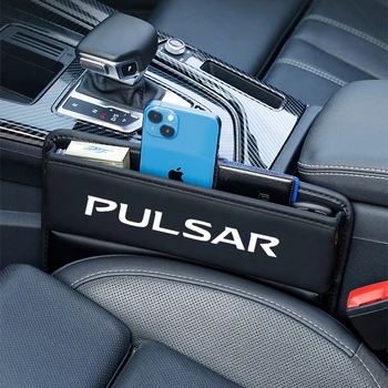 Для Nissan Pulsar Автокресло Щелевой Органайзер Кожаный Ящик для хранения Автомобильных Аксессуаров