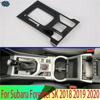 Для Subaru Forester SK 2018 2019 2020 ABS Панель переключения передач, Накладка на Центральную консоль, рамка для стайлинга автомобилей, наклейка