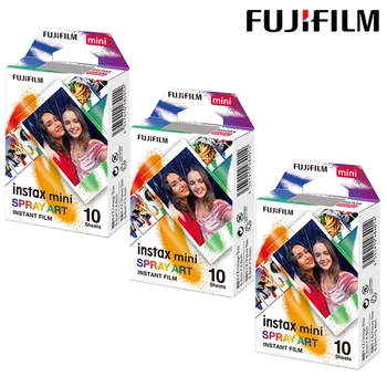 Новая пленка Fujifilm Instax Mini Film Instax Mini 11 Spray Art Design Film Для камеры Мгновенной печати Fuji Mini 11 8 9 7s 25 26 70 90 SP-1 SP-2