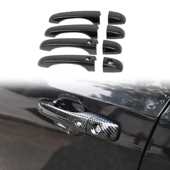 Накладка Крышки Наружных Дверных Ручек Автомобиля Chrysler 300 300C 2011-2023 Запасные Аксессуары ABS Из Углеродного Волокна