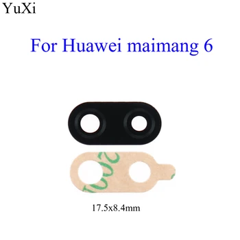 Новая стеклянная крышка объектива задней камеры YuXi с клейкой лентой для Huawei Maimang 6, запасные части