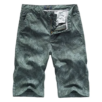Мужские шорты Elmsk свободного кроя для лета, брюки из пяти частей, модные и универсальные хлопковые повседневные брюки средней длины,