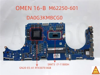 Для HP OMEN 16-B Материнская плата ноутбука M62250-601 DA0G3KMBCG0 с графическим процессором i7-11800H RTX3070 8GB Полностью протестирована и работает идеально