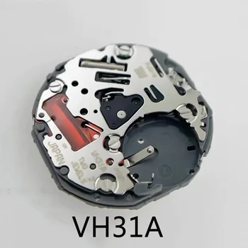 Секундная стрелка VH31 3 стрелки Японский кварцевый механизм часовой механизм VH31A со стержнем и запасными частями для замены аккумулятора
