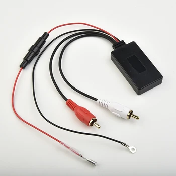 1x Автомобильный радио стерео аудио кабель-адаптер для внедорожника 2RCA Музыкальный разъем AUX Подходит для большинства автомобилей 10 м V5.0, совместимый с Bluetooth