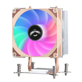 Вентилятор охлаждения процессора компьютера с 2 Тепловыми трубками Подходит Для Установки Кулера быстрого Отвода тепла LGA2011 x79 x99 e5 2099