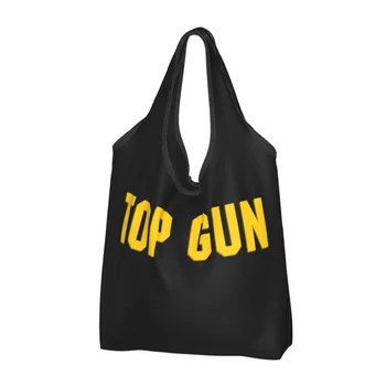 Переработка женской сумки Maverick Top Gun для покупок Портативные сумки для покупок с продуктами