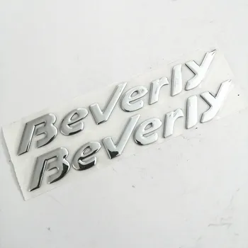 Мотоциклетная 3D Эмблема, итальянский значок, Серебряная наклейка, Наклейка для PIAGGIO Beverly 500, Наклейки для МОТОРОЛЛЕРА