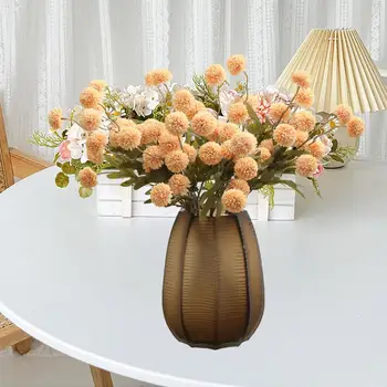 Реквизит для фотосъемки свадебного букета Реалистичная имитация цветов из одуванчика для фотосъемки, реквизит для украшения дома на свадьбах