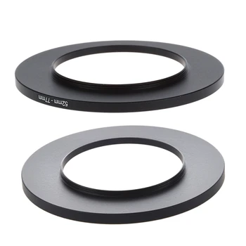 HFES 2шт Фильтр для объектива камеры Переходное кольцо Черный-49 мм-77 мм и 52 мм-77 мм
