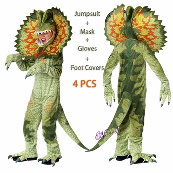 Для маленьких мальчиков и девочек, аниме-косплей, костюм динозавра Тираннозавра, детский комбинезон, костюм на Хэллоуин, Пурим, Карнавальный костюм для вечеринки для детей