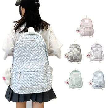 Рюкзак Для Девочек 2023 Новый Школьный Рюкзак Для Старшеклассников Большой Емкости для Отдыха И Путешествий для Молодых Женщин