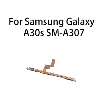 Клавиша включения-выключения звука, Кнопка регулировки громкости, гибкий кабель для Samsung Galaxy A30s SM-A307