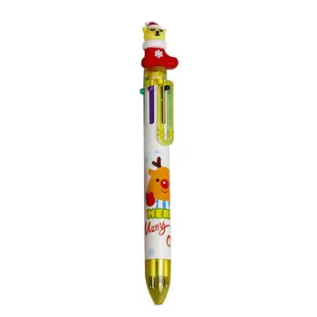 Многоцветная шариковая ручка Рождественские забавы Многоцветные ручки Рождественская шариковая ручка Многоцветная С плавным почерком И привлекательная