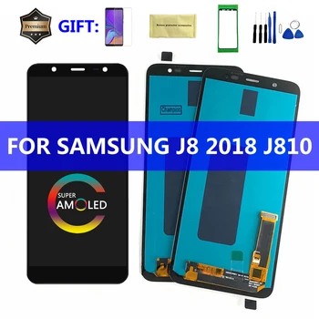10 шт./лот Оптовая продажа ЖК-экран с сенсорным цифрователем для Samsung Galaxy J8 2018 J810 SM-J810F J810G J810Y J810GF J810M Дисплей