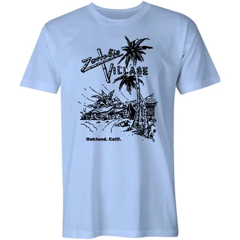 Zombie Village v3 - Окленд, Калифорния - Винтажная футболка Tiki Bar
