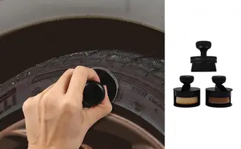 Щетка для чистки шин Щетка для детализации автомобиля Многоразового использования Щетка-аппликатор для шин Высокая плотность мягких волос Портативная щетка-аппликатор для шин