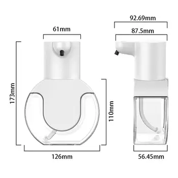 Дозатор мыльного насоса, настенный USB-аккумулятор для ванной комнаты