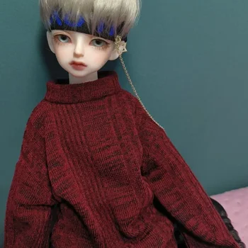 Кукольная одежда для мужчин и женщин, свитер для куклы 1/4 Bjd, топ, вязаные игрушки для девочек 
