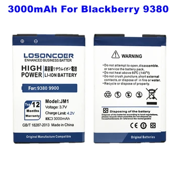 LOSONCOER 3000 мАч J-M1 JM1 Аккумулятор Для BlackBerry Bold 9790 Curve 9380 Bold Touch 9900 9930 Torch 9860 9850 Аккумулятор ~ В наличии