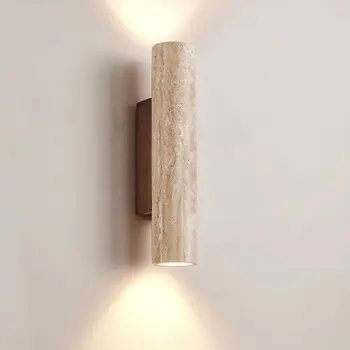 Настенный светильник в стиле ретро Вилла Хуан Ши, Прикроватная лампа для спальни, Гостиная, Коридор, Лестница, Дизайнерские настенные светильники с подсветкой Вверх и вниз