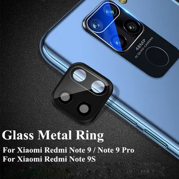 Для камеры Xiaomi Redmi Note 9 Pro Защитное стекло объектива Полная защита для Redmi Note 9s 9 s Чехол для камеры Металлическое кольцо