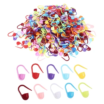 500 шт Разноцветных маркеров для стежков для вязания крючком Фиксирующих стежков Английская булавка Декор для швейных проектов DIY Craft Расходные материалы