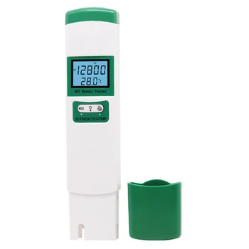 1 ШТ. Тестер качества воды 5 В 1 EC TDS, цифровой детектор соли, температуры, ABS, портативный тестер качества воды Bluetooth