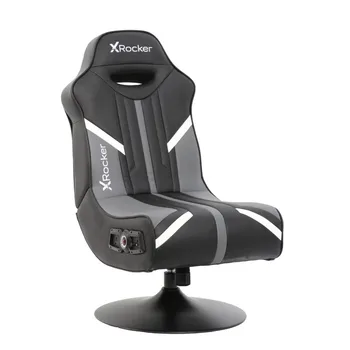 Игровое кресло на подставке Nebula, черное компьютерное кресло с аудиосистемой Bluetooth 2.1