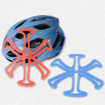 Дышащая накладка для массажа головы на подкладке для велосипедного шлема, демпфирующая накладка для шлема электромобиля из TPE, детали снаряжения для верховой езды