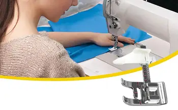 Прижимная лапка для швейной машины Регулируемая направляющая прижимная лапка многофункциональные ножки для шитья с закатанным подолом Аксессуары для швейных машин