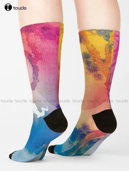 Детские носки с привидениями, походные носки, Персонализированные Пользовательские носки Унисекс для взрослых, подростков и молодежи, цифровая печать 360 ° Hd Высокого качества